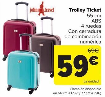 Carrefour Trolley ticket oferta