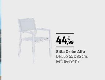 Leroy Merlin Silla / sillón de exterior de aluminio oferta