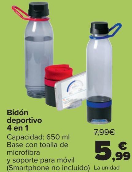 Carrefour Bidón deportivo 4 en 1 oferta