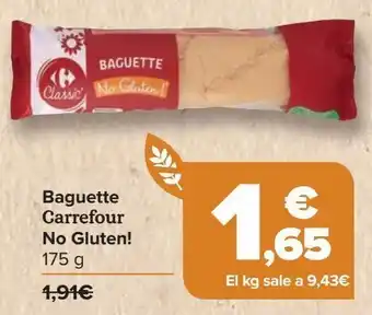Carrefour Baguette carrefour no gluten! oferta