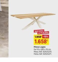 Leroy Merlin Mesa oferta