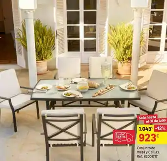 Leroy Merlin Conjunto de jardín oferta