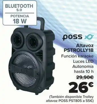 Carrefour Poss altavoz pstrolly18 oferta