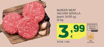 HiperDino Hamburguesas de vacuno oferta