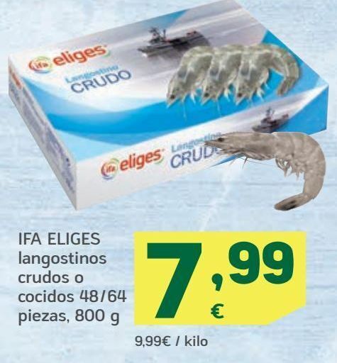 HiperDino Langostinos ifa eliges oferta