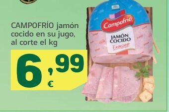 HiperDino Jamón cocido campofrío oferta