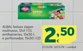 HiperDino Bolsas para alimentos albal oferta