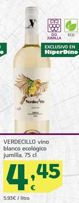 HiperDino Vino blanco oferta
