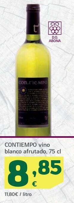 HiperDino Vino blanco oferta
