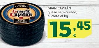HiperDino Queso semicurado gran capitán oferta