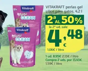 HiperDino Arena de sílice vitakraft oferta