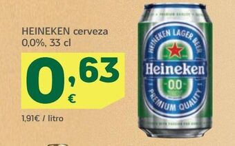 HiperDino Cerveza sin alcohol heineken oferta