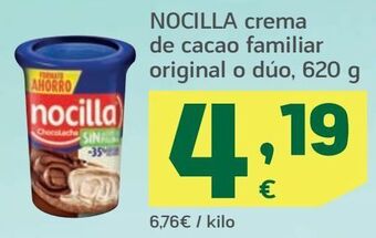 HiperDino Crema de cacao nocilla oferta