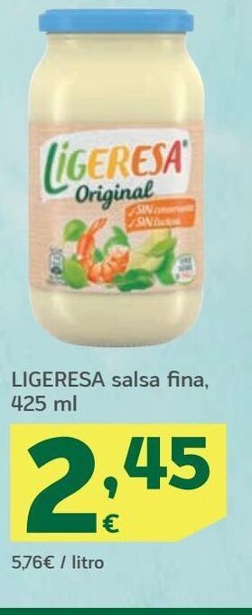 HiperDino Salsas ligeresa oferta