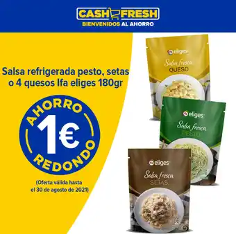 Salsa refrigerada pesto, setas o 4 quesos Ifa eliges 180gr