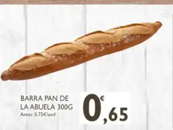 Cash Ecofamilia Barra Pan De La Abuela 300g oferta