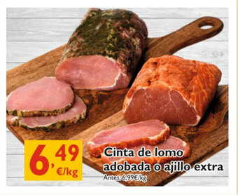Cash Ecofamilia Cinta de lomo adobada o ajillo extra oferta
