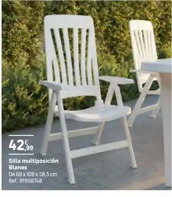 Leroy Merlin Silla multiposición blanes oferta