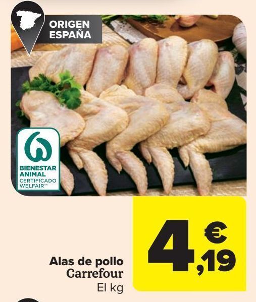 Carrefour Market Alas de pollo oferta