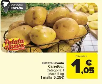 Carrefour Market Patata lavada oferta