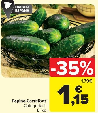 Carrefour Market Pepino oferta