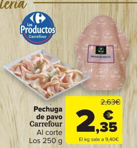 Carrefour Market Pechuga de pavo oferta