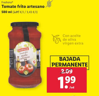 Lidl Tomate frito artesano oferta