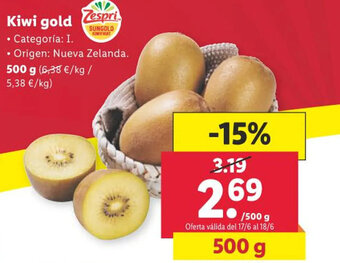 Lidl Kiwi gold oferta