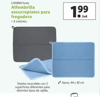 Lidl Alfombrilla escurreplatos para fregadero oferta