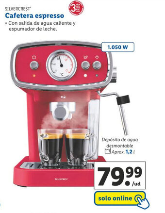 Lidl Cafetera espresso oferta
