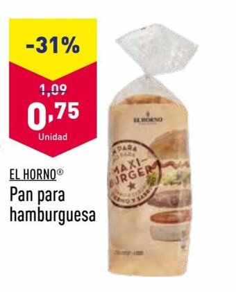 ALDI Pan para hamburguesa oferta