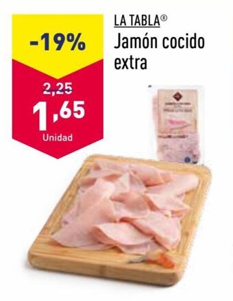 ALDI Jamón cocido extra oferta