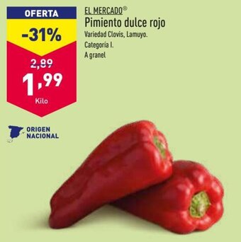 ALDI Pimiento dulce rojo oferta