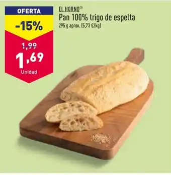 ALDI Pan 100% trigo de espelta oferta