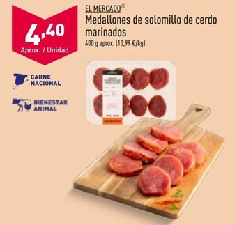 ALDI Medallones de solomillo de cerdo marinados oferta