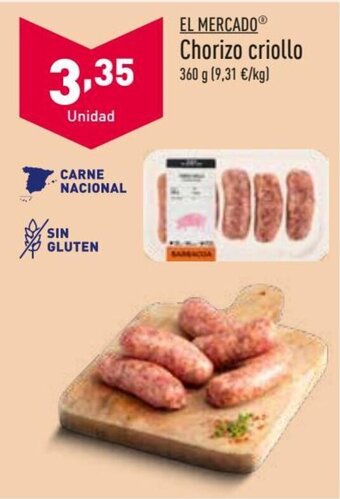 ALDI Chorizo criollo oferta