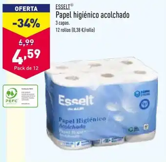 ALDI Papel higiénico acolchado oferta