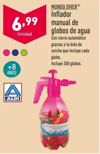 ALDI Inflador manual de globos de agua oferta