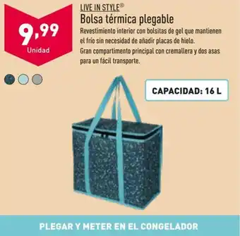 ALDI Bolsa térmica plegable oferta