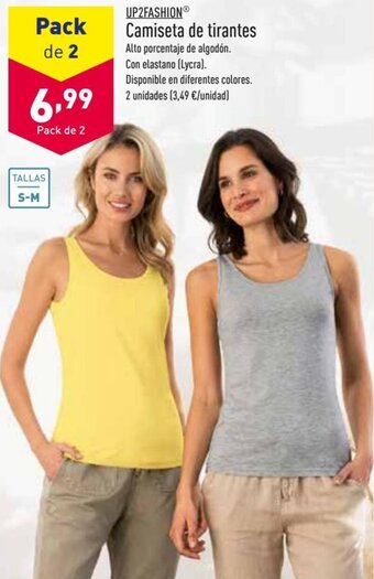 ALDI Camiseta de tirantes oferta