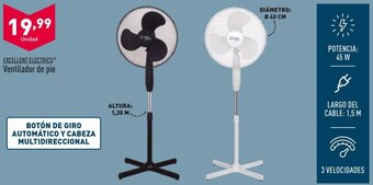 ALDI Ventilador de pie oferta
