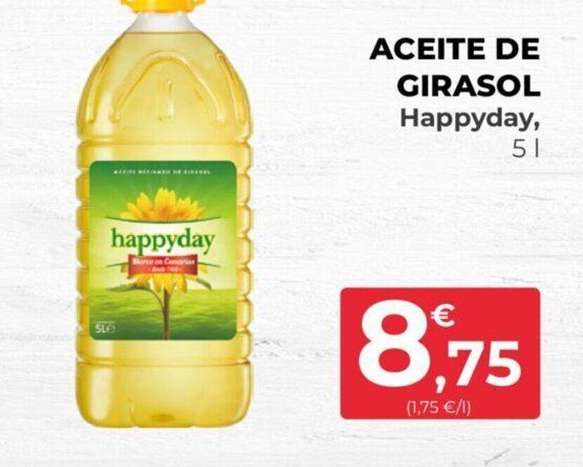SPAR ACEITE DE GIRASOL oferta