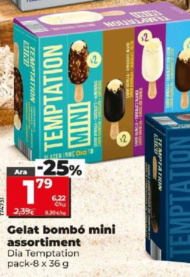 Dia Gelat bombó mini assortiment oferta