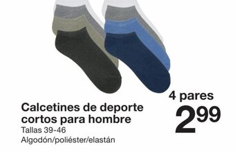 Zeeman Calcetines de deporte cortos para hombre oferta