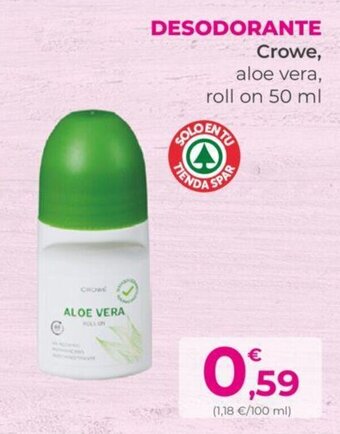 SPAR DESODORANTE Crowe, oferta