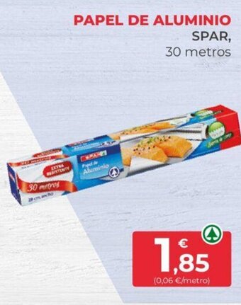 SPAR PAPEL DE ALUMINIO SPAR, oferta