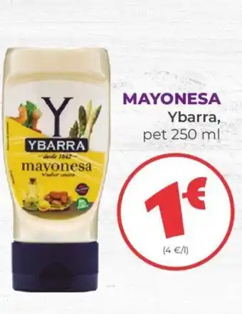 SPAR MAYONESA Ybarra, pet 250 ml oferta