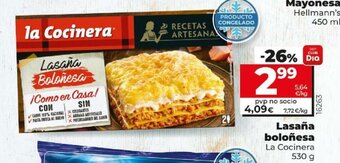 Dia Lasaña boloñesa 530g oferta