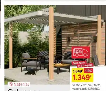 Leroy Merlin Pérgola odyssea oferta