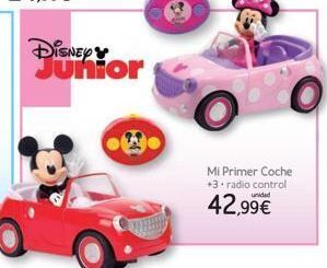 Toy Planet Disney junior  mi primer coche +3+ radio control unidad  42,99€ oferta